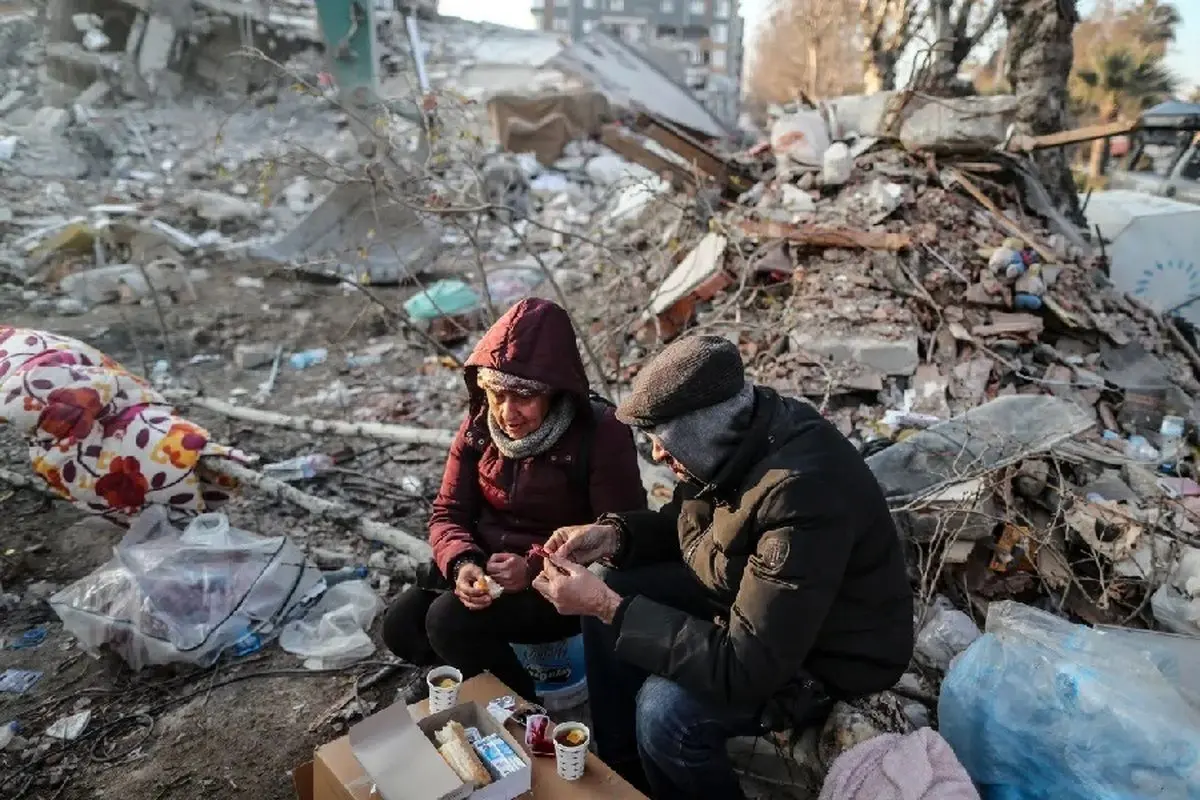 ویدئویی از فرار و وحشت مردم در زلزله جدید ترکیه