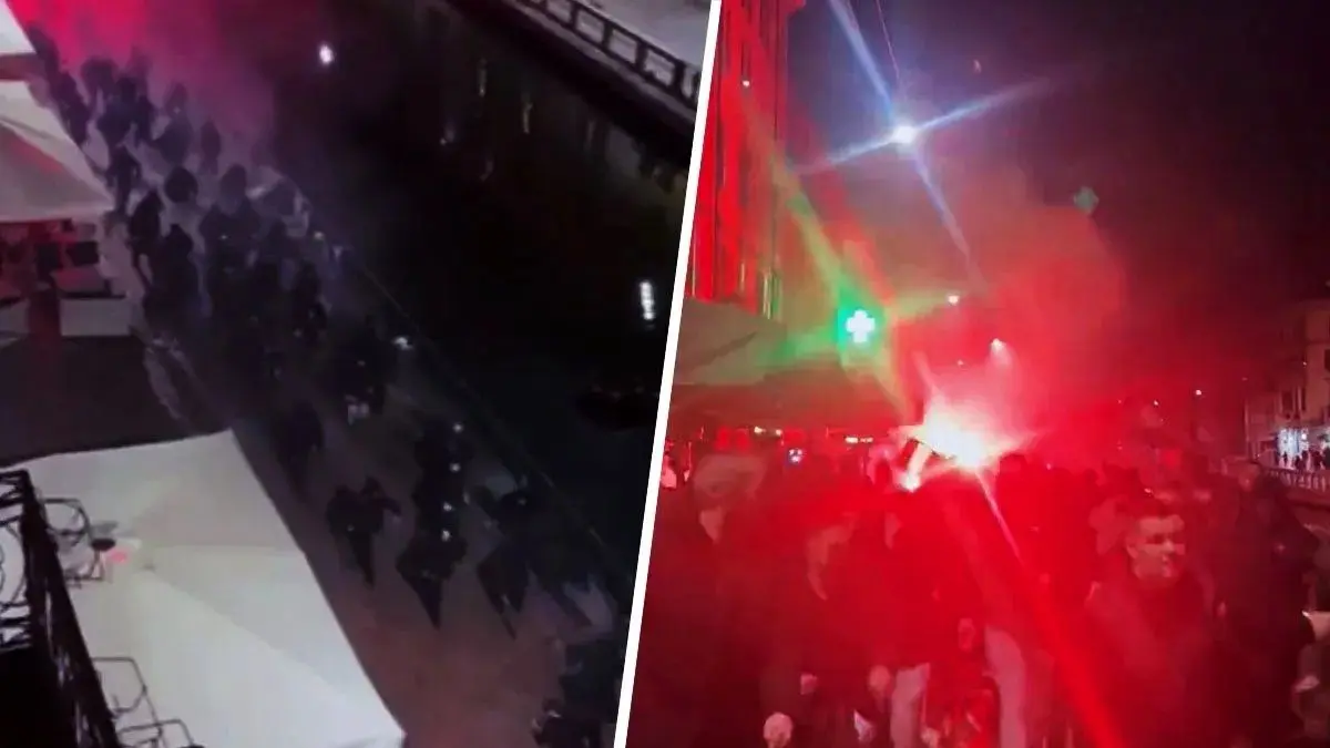 درگیری شدید هواداران میلان و پاری‌سن‌ژرمن؛ یکی از پاریسی‌ها با چاقو زخمی شد + ویدئو