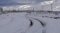 مسدود بودن راه ارتباطی ۱۵۰ روستای لرستان در اثر بارش سنگین برف  