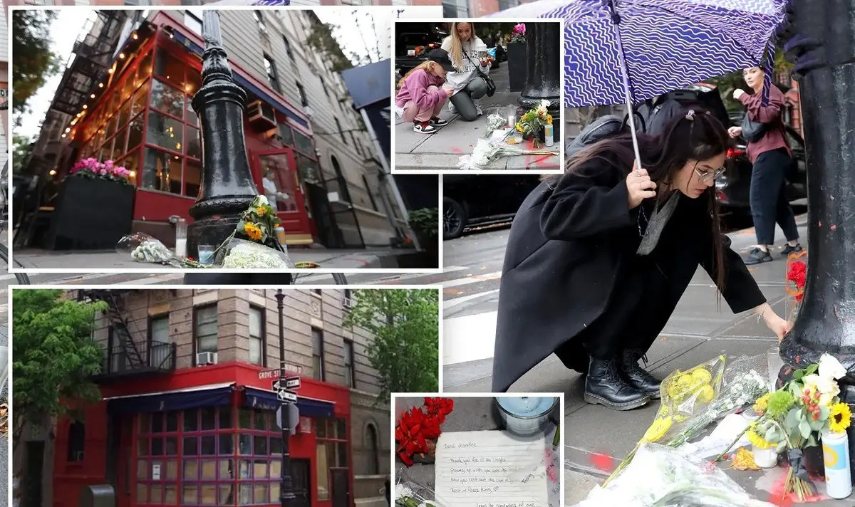 ویدئویی از تجمع هواداران متیو پری در کنار آپارتمان فرندز در نیویورک