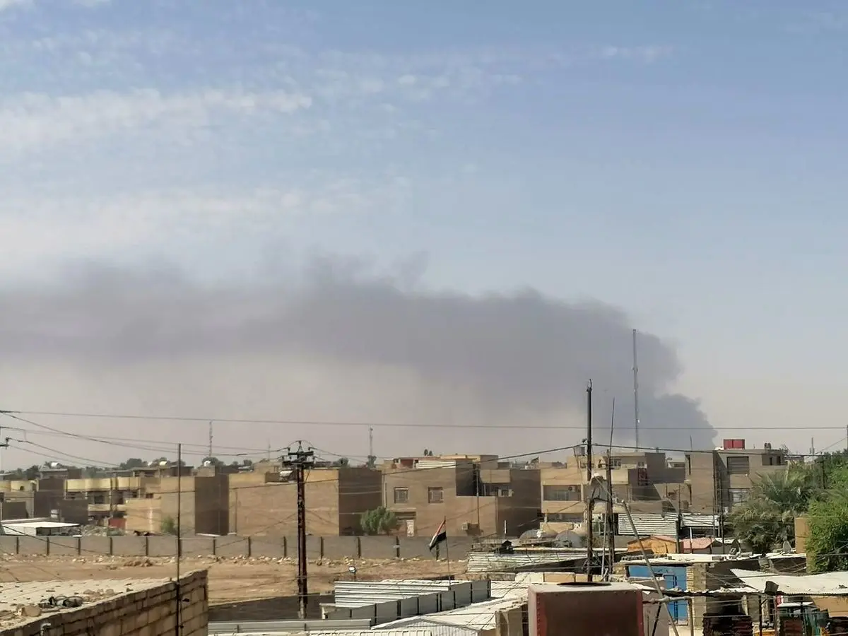  انفجار مهیب در پایگاه نظامی آمریکا در بغداد