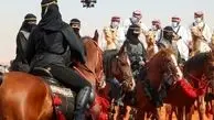 ویدئوی باورنکردنی از مسابقه شترسواری زنان در عربستان!