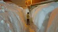 بارش سنگین برف در کوهرنگ ماشین‌ها را دفن کرد! + ویدئو