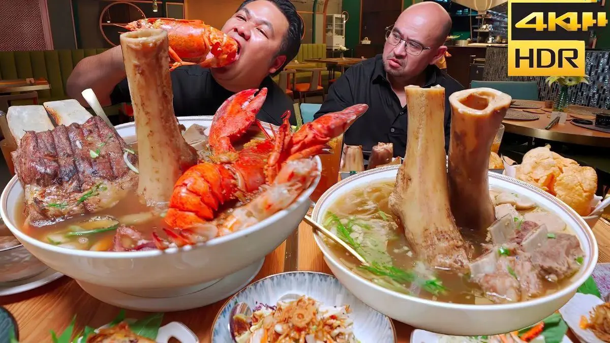 ویدئویی از خوردن گران‌ترین رشته‌فرنگی و گوشت ویتنام در تایلند!