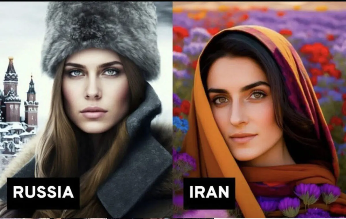 چهره کشورهای جهان؛ اگر زن بودند