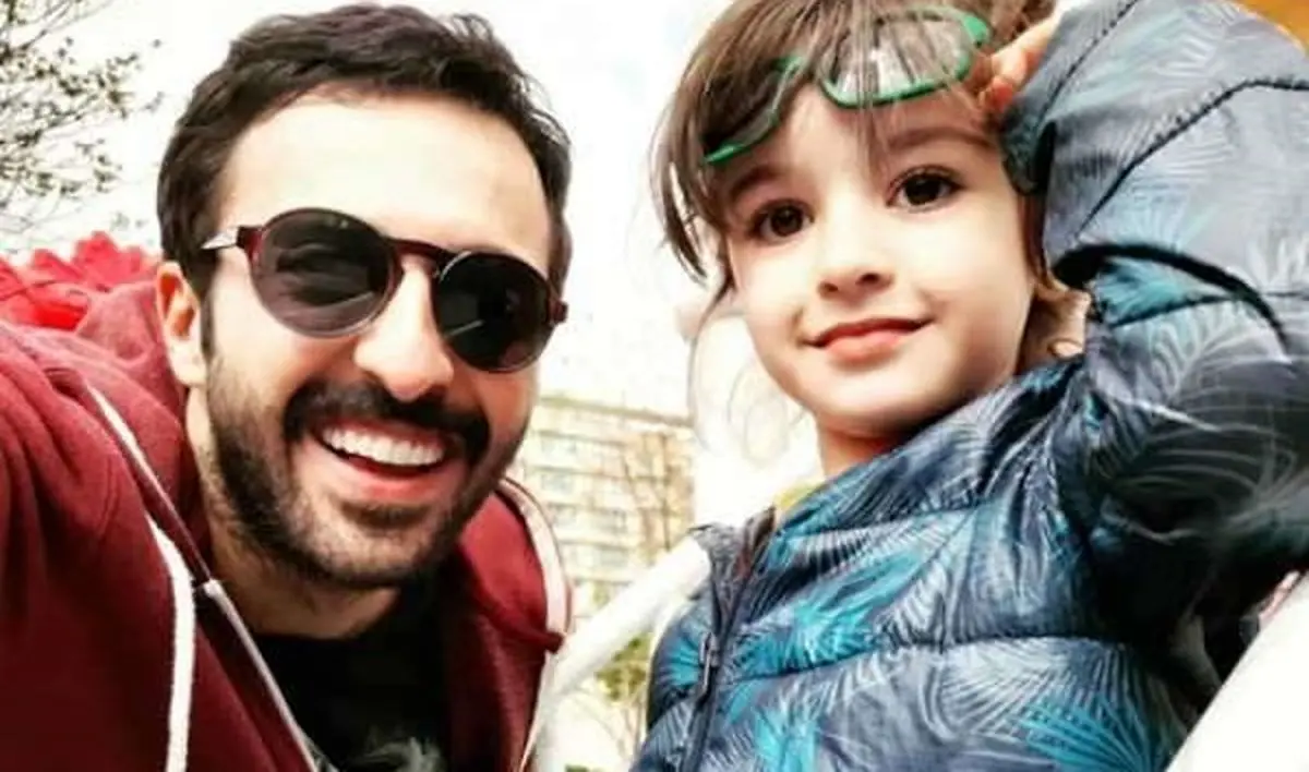 ویدئویی دردناک از حسام محمودی همراه دخترش
