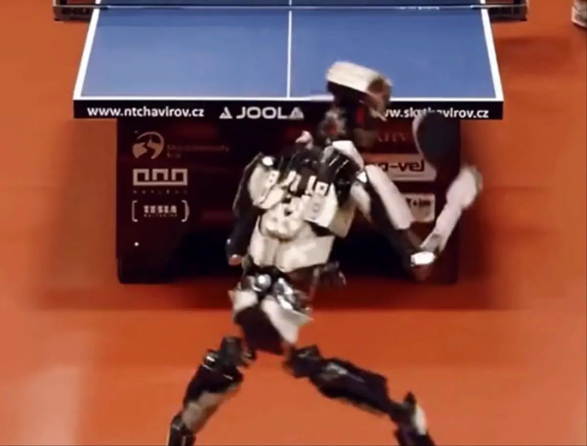 ویدئو: مسابقه تنیس روی میز عجیب انسان و ربات؛ واقعی یا جعلی