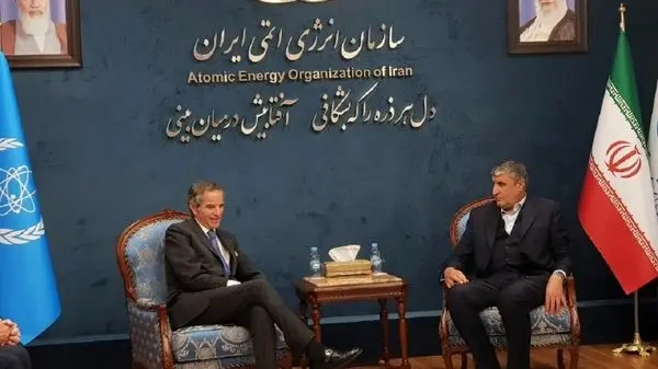 دیدار مدیرکل آژانس بین‌المللی انرژی اتمی با امیرعبداللهیان