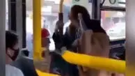 ویدئوی دعوای وحشتناک و کتک‌کاری وحشیانه دو مرد در اتوبوس!