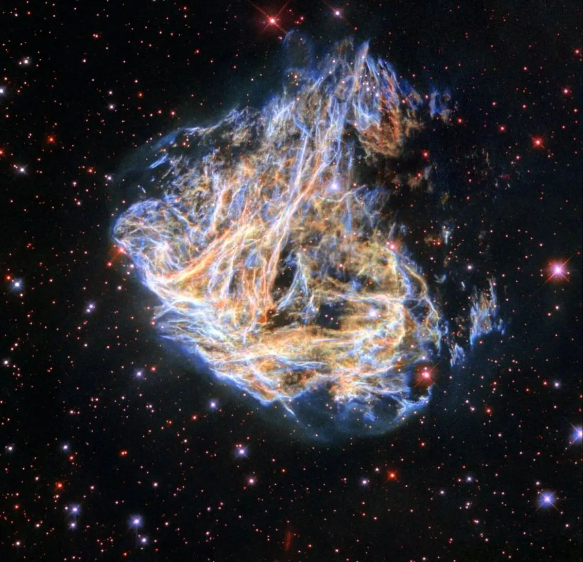 تصویر تلسکوپ هابل از مرگ یک ستاره
