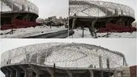 استادیوم قم قبل از ساخته شدن فرو ریخت!