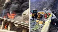 ۲۱ زائر زنده زنده در اتوبوس آتشین سوختند! + ویدئوی تکان‌دهنده