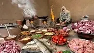 ویدئوی تماشایی از پخت غذا برای ۵۰ نفر توسط بانوی جوان پاکستانی
