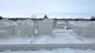 طوفان زمستانی بی‌سابقه در کانادا خانه‌ها را منجمد کرد! + ویدئو