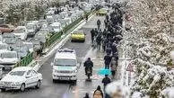 باز هم برف آمد و تهران قفل شد!