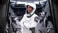 اولین ویدئو از لحظه بازگشت یاسمین مقبلی به زمین