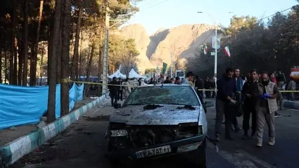 اولین ویدئو از صحنه شهادت زنان و مردان در حمله تروریستی کرمان