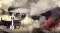 ویدئوی هولناک از آتش‌سوزی مرگبار در مهمانخانه چوبی!
