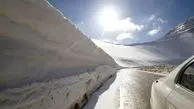 تصاویر باورنکردنی از حجم بارش برف در کوهرنگ!