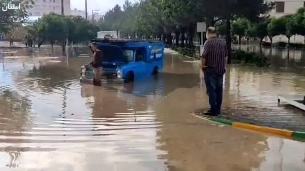 آسمان مشهد ظهر امروز تاریک شد! + ویدئو