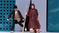 ویدئوی جنجالی رقص خانم بازیگر روی صحنه تئاتر؛ مضحکه‌ای شبیه قتل!