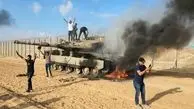 ویدئو: استقرار نیروهای حماس در گذرگاه مرزی