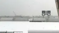 ویدئویی از برف روبی فوق مدرن استادیوم تبریز