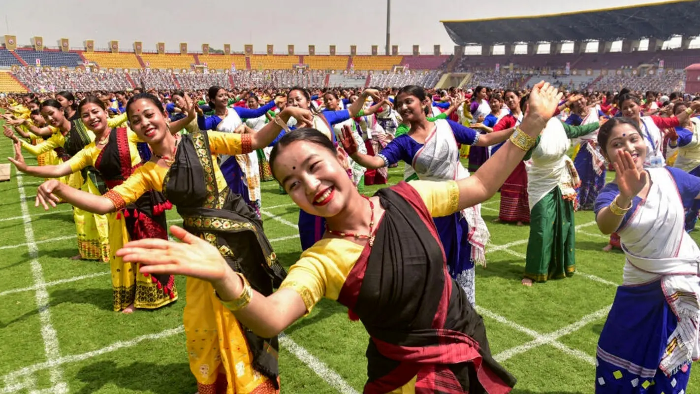 هند رکورد بزرگترین رقص گروهی جهان را شکست!