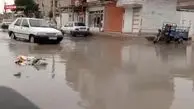 ویدئوی وحشتناک از آبگرفتگی خیابان‌های اهواز
