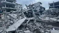 تصاویری از ویرانی‌های محله ریمال در غزه در پی حمله اسرائیل