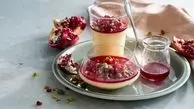 آموزش تهیه پاناکوتا وانیلی با ژله انار مخصوص شب یلدا