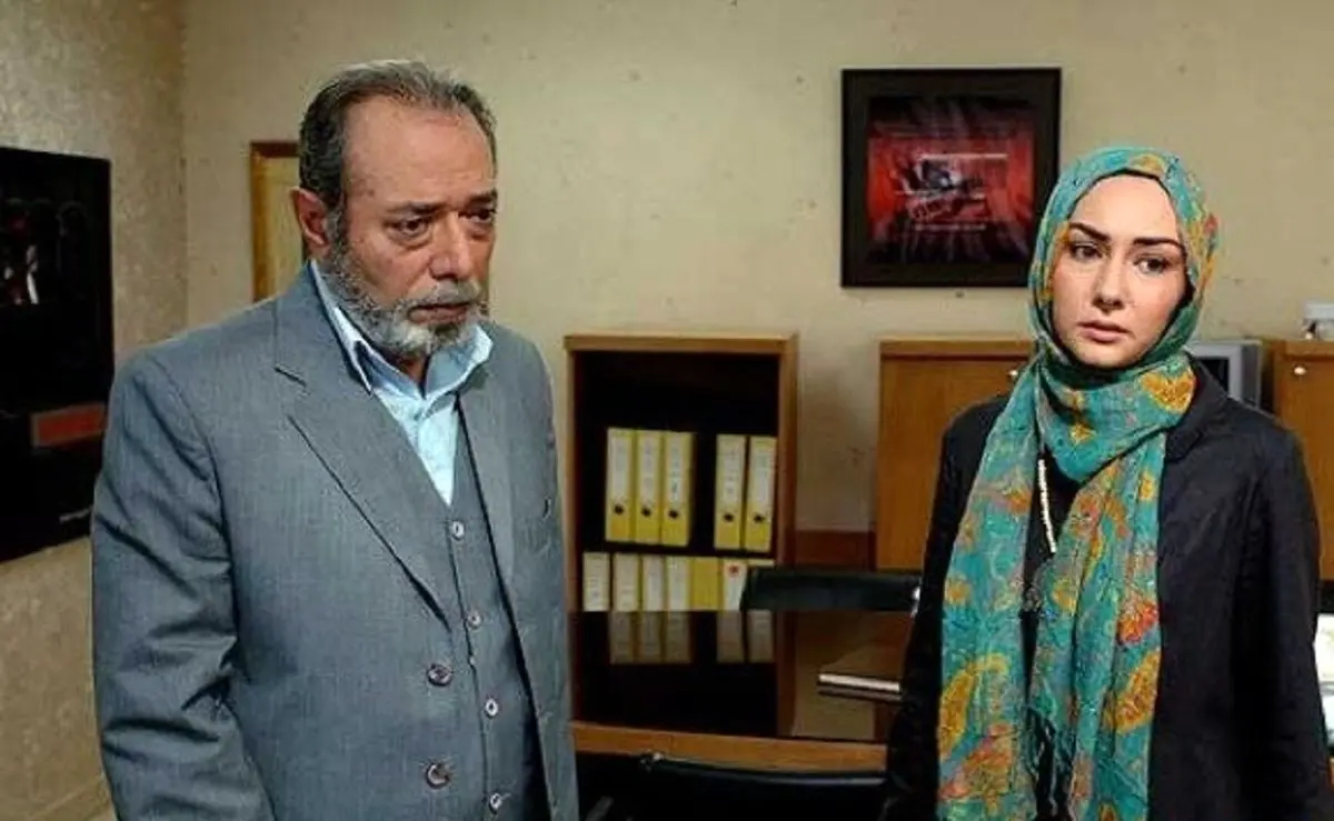 عکسِ دیده‌نشده از هانیه توسلی و علی نصیریان در پشت‌صحنه سریال میوه ممنوعه