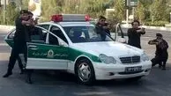 ویدئویی از تعقیب و گریز در خیابان‌های تهران و تیراندازی