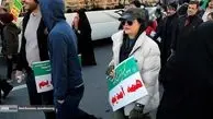 تصاویری از زنان با حجاب متفاوت در مراسم ۲۲ بهمن