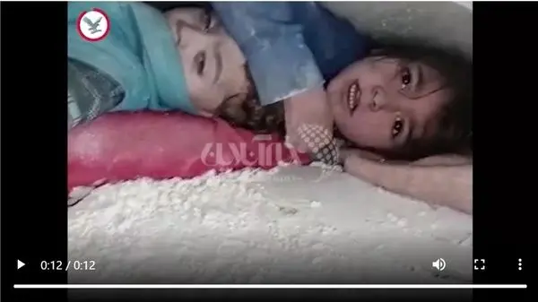 ویدئوی باورنکردنی از تولد یک نوزاد در زیر آوار از مادر مرده!