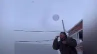 ویدئوی جالب از یخ زدن حباب‌های صابون در هوای سرد