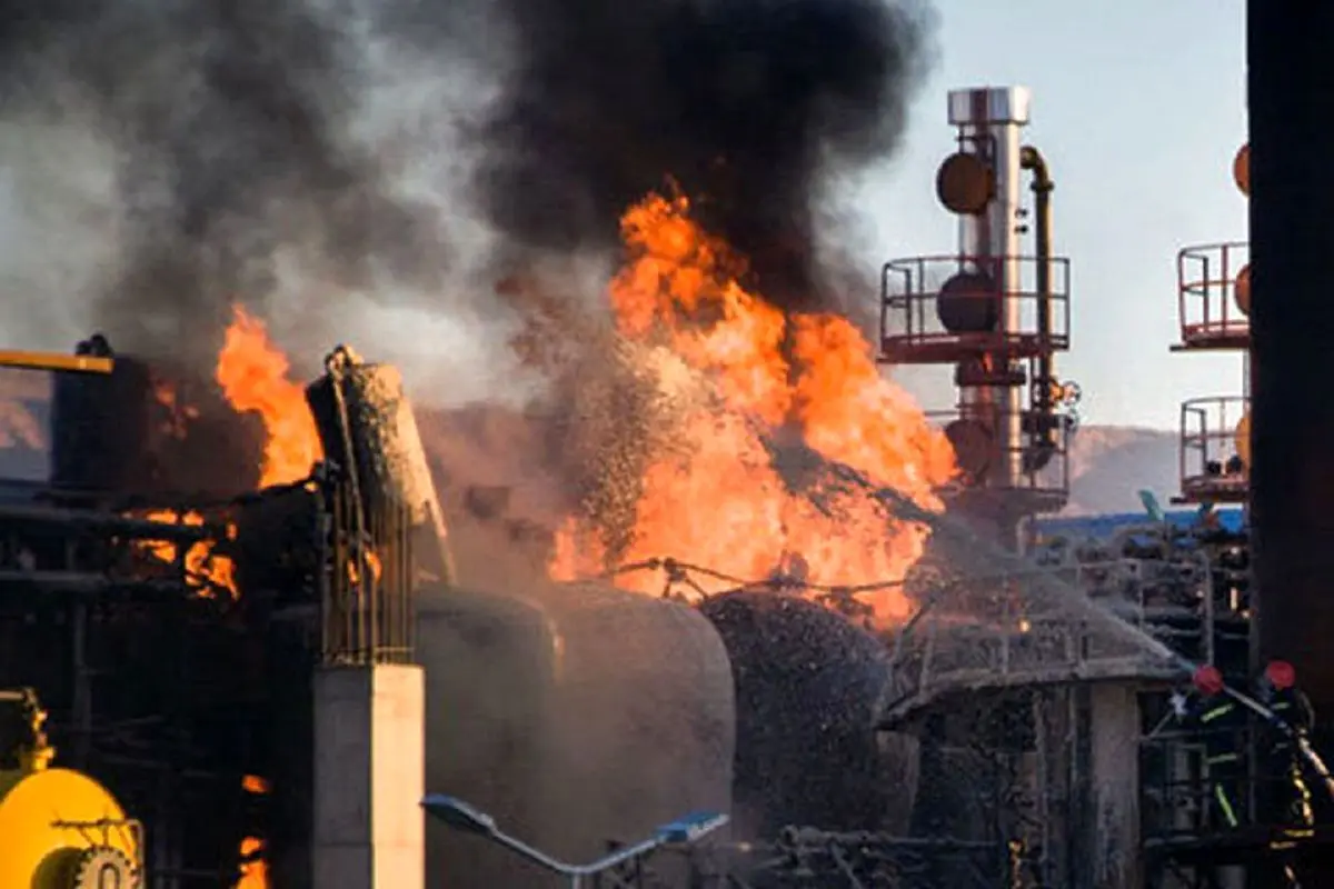 انفجار هولناک در پالایشگاه نفت بندرعباس؛ ۵ کشته و زخمی