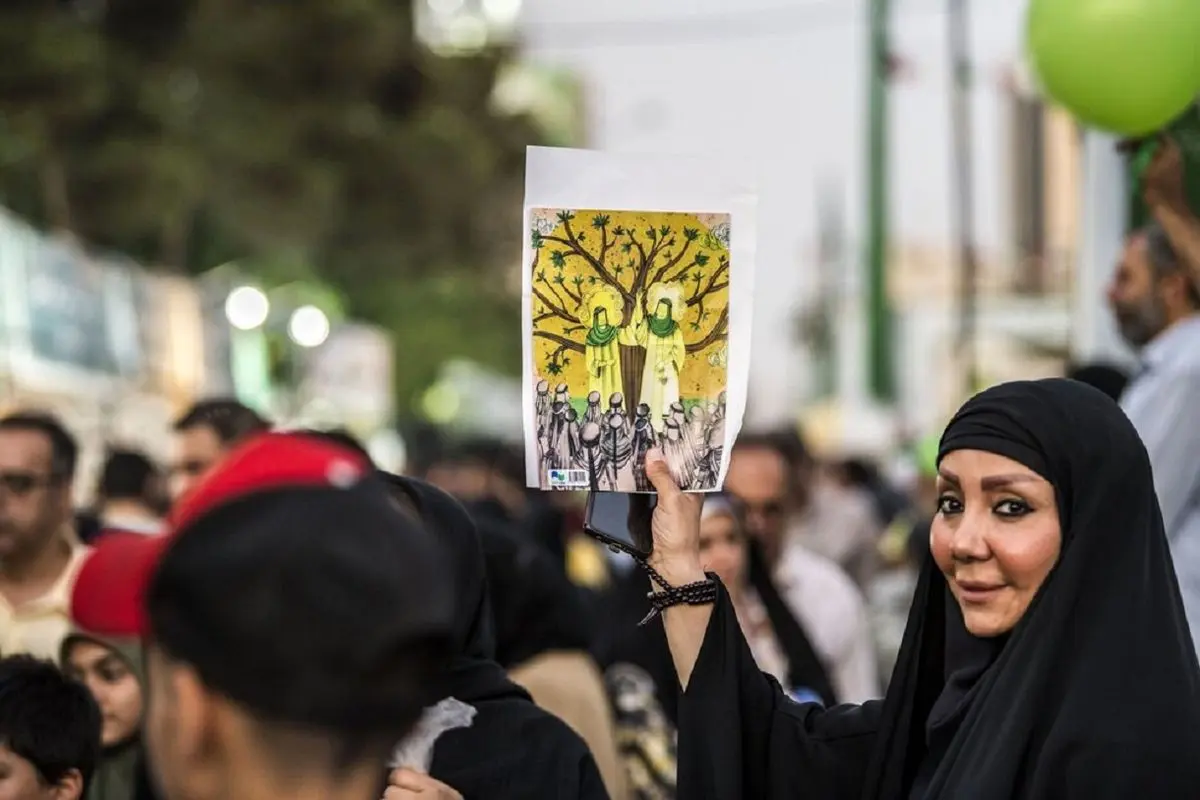 تصاویر جالب از جشن کیلومتری «غدیر» در تهران