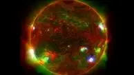 تصویر جدیدی از خورشید که توسط ناسا منتشر شد؛ رنگ‌های واقعی که چشم ما قادر به دیدن آن نیست!