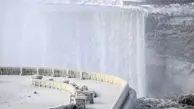 آبشار مشهور آمریکا هم یخ زد! + عکس