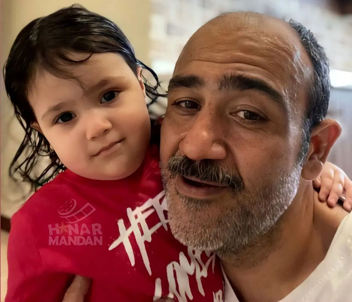 ویدئویی از روز پدر دختری مهران غفوریان و هانا