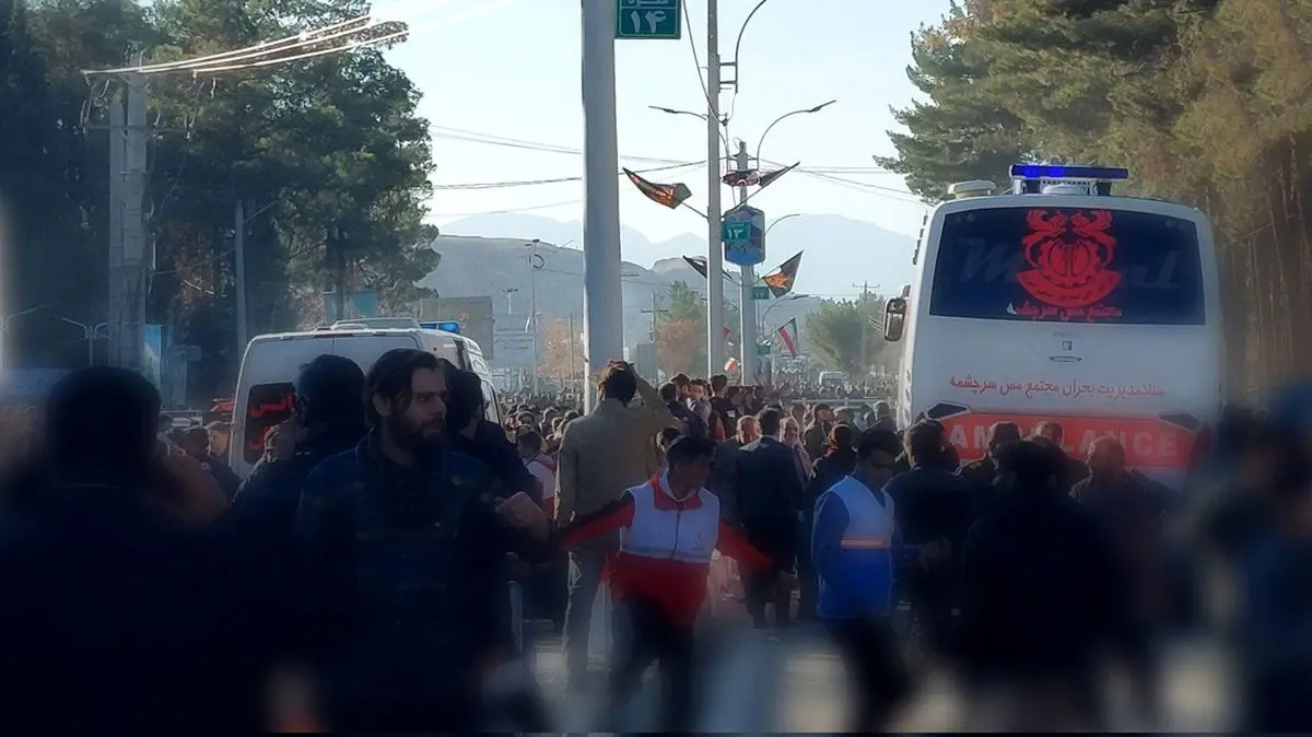 تصاویری دردناک از کوچکترین شهید اقدام تروریستی کرمان + ویدئو