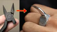 ویدئوی جالب از تبدیل انبردست شکسته به یک انگشتر زیبا توسط استاد ماهر آلمانی!