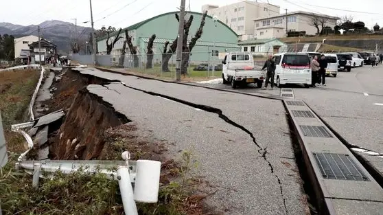 ویدئوهایی ترسناک از لحظه زمین لرزه شدید در ژاپن