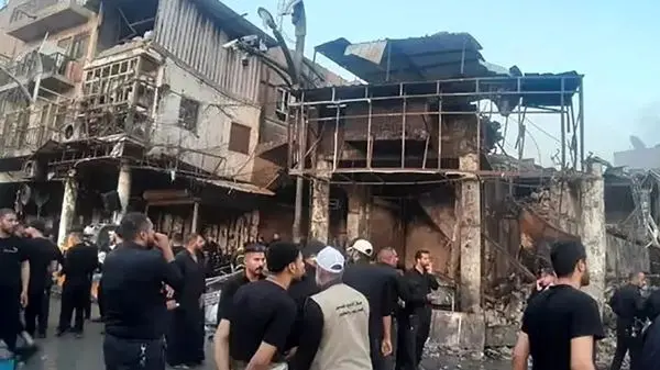 ویدئویی از بیرون کشیدن ۱۷ نفر از آوار انفجار ساختمانی در محله جوانمرد قصاب!